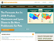 Tablet Screenshot of petsandparasites.org